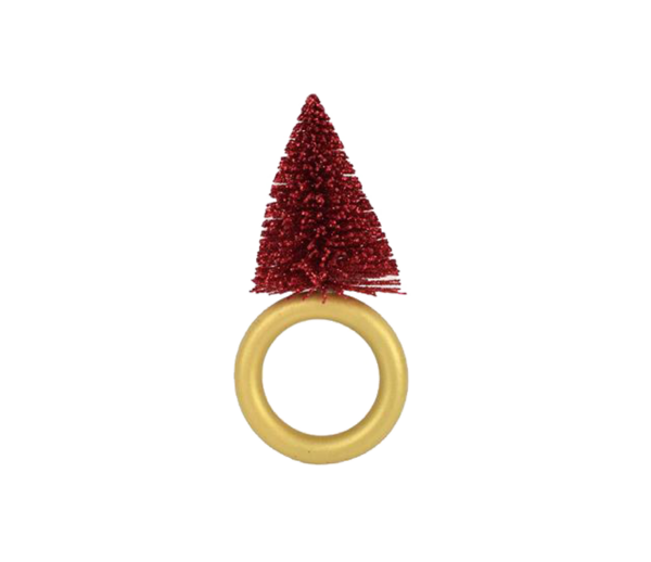 ANELLO PORTA TOVAGLIOLI ALBERO ROSSO