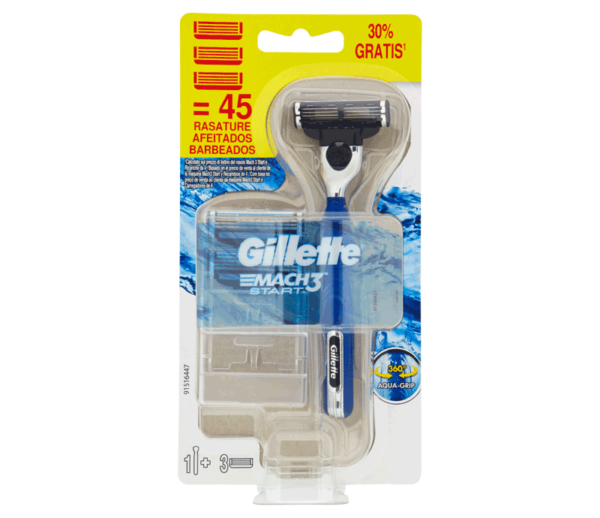 GILLETTE RASOIO MACH3 START +3 RICARICHE